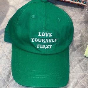 Kelly green baseball hat